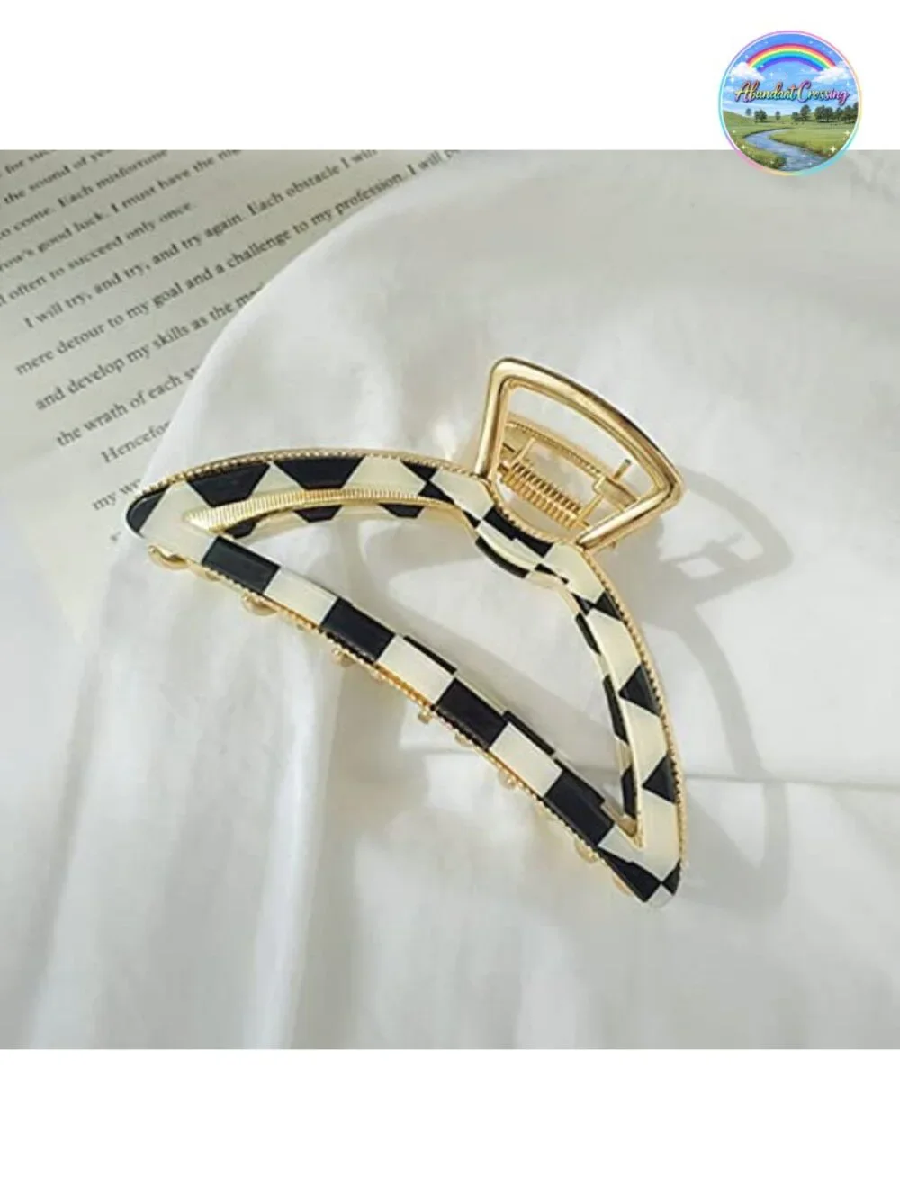 3 Acetate Metal Claw Hair Clips for Thick Hair